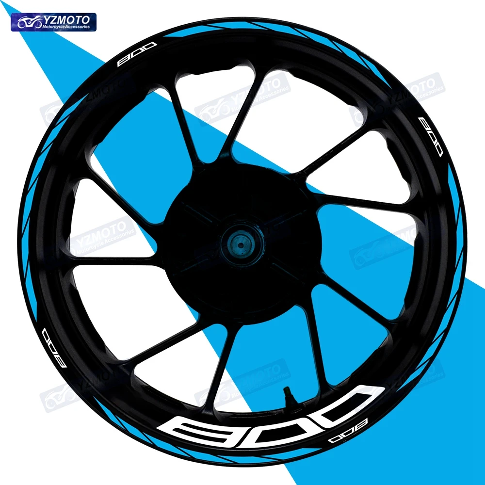 

For Z800 Motorbike Racing Reflective 17 Inch Wheel Stickers Rim Stripe Tape Hub Motorcycle Decal Accessories Waterproof Decorate