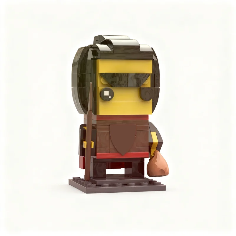 132pcs MOC Brickheadz Wolfpack Bandit Model Building Blocks Architecture festival Gifts Toy Idea Education Brick Birthday