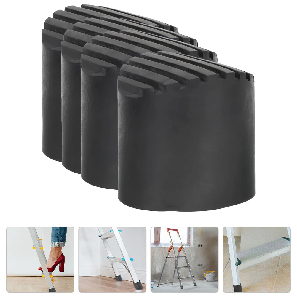 

4 Pcs Ladder Foot Cover Covers Replacement Non-slip Feet Rubber for Tips Protector