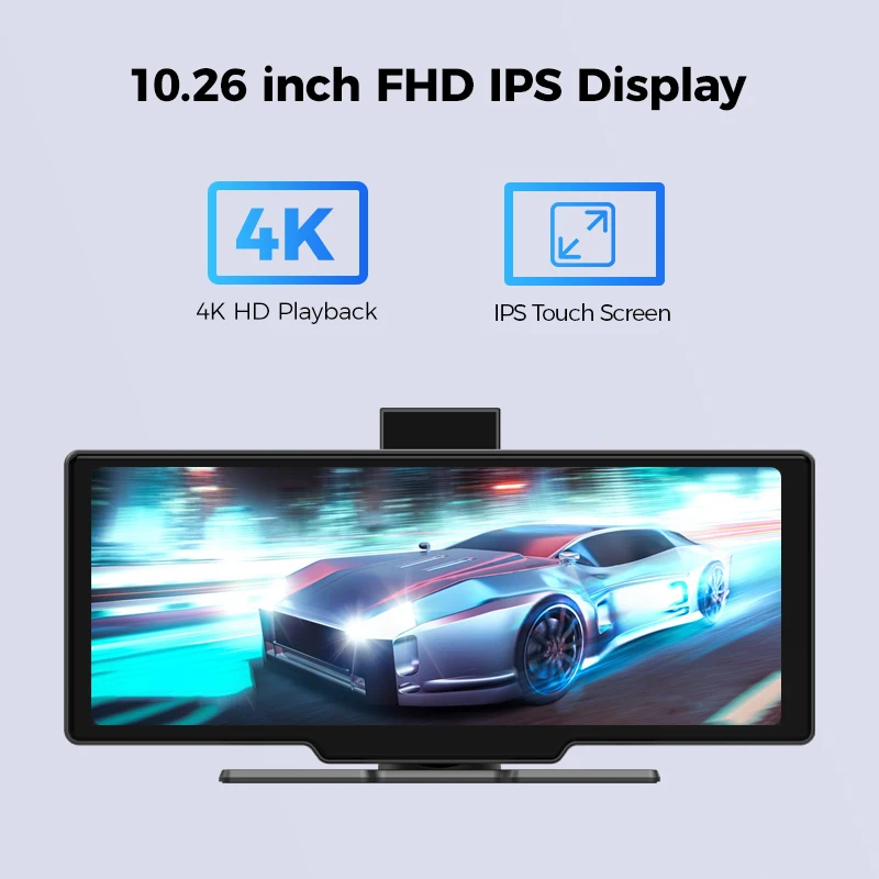 Maustor Latest 4K ADAS 10.26" IPS Touch Screen Dual Track Stereo Car Radio GPS Navigation Wireless Android Auto Carplay