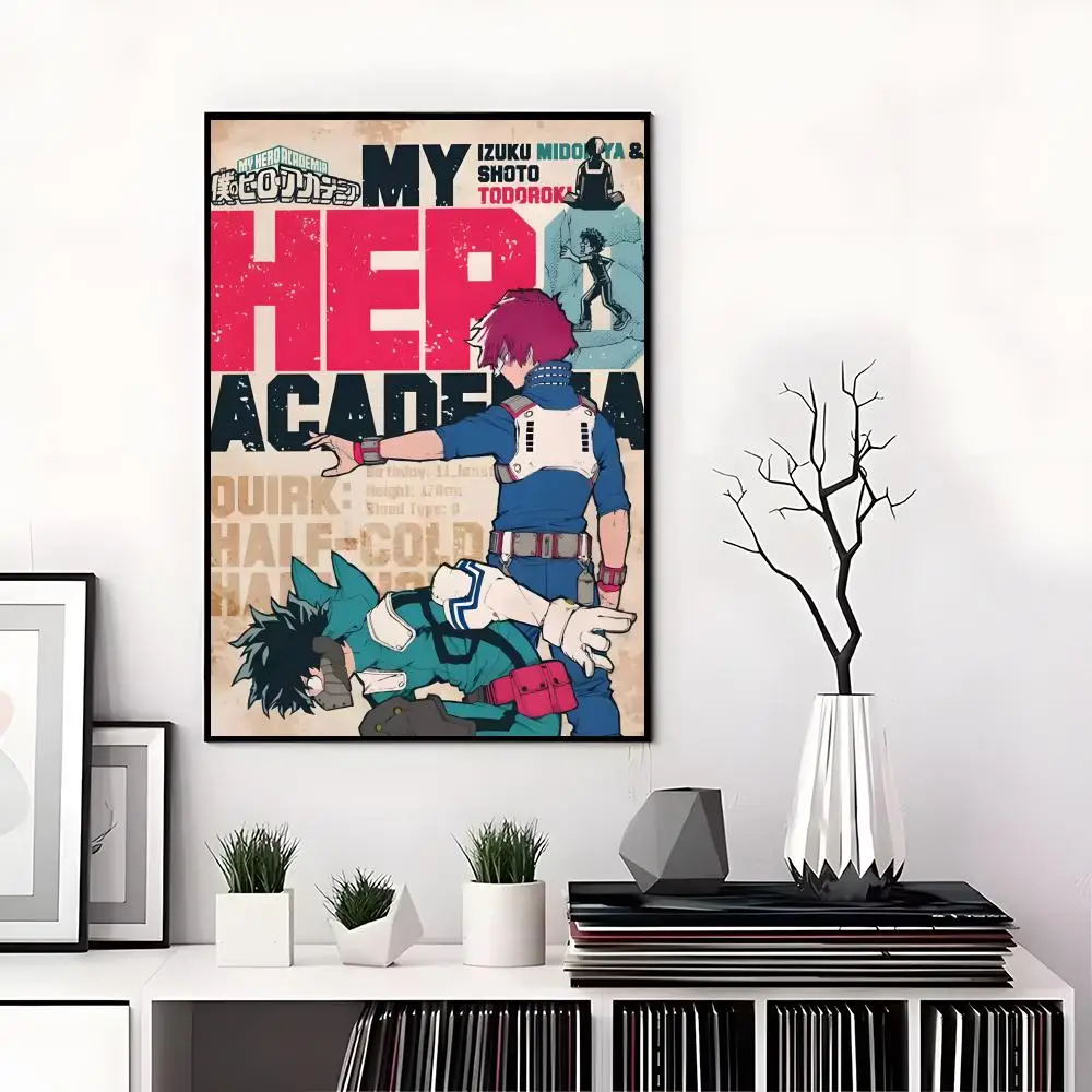 M-My Hero Academia Poster Hochauflösende Poster-Aufkleber, geeignet für Schlafzimmer, Wohnzimmer, Heimdekoration – Detail 13