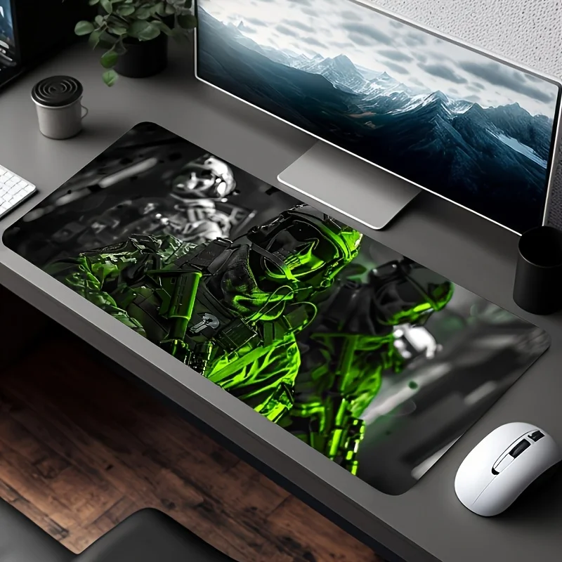 

Special Forces Pattern Mouse Pad 900x400mm Non-Slip Rubber Stitched Edges Keyboard Gaming XXL Desk Mat Office Accessories 1PC