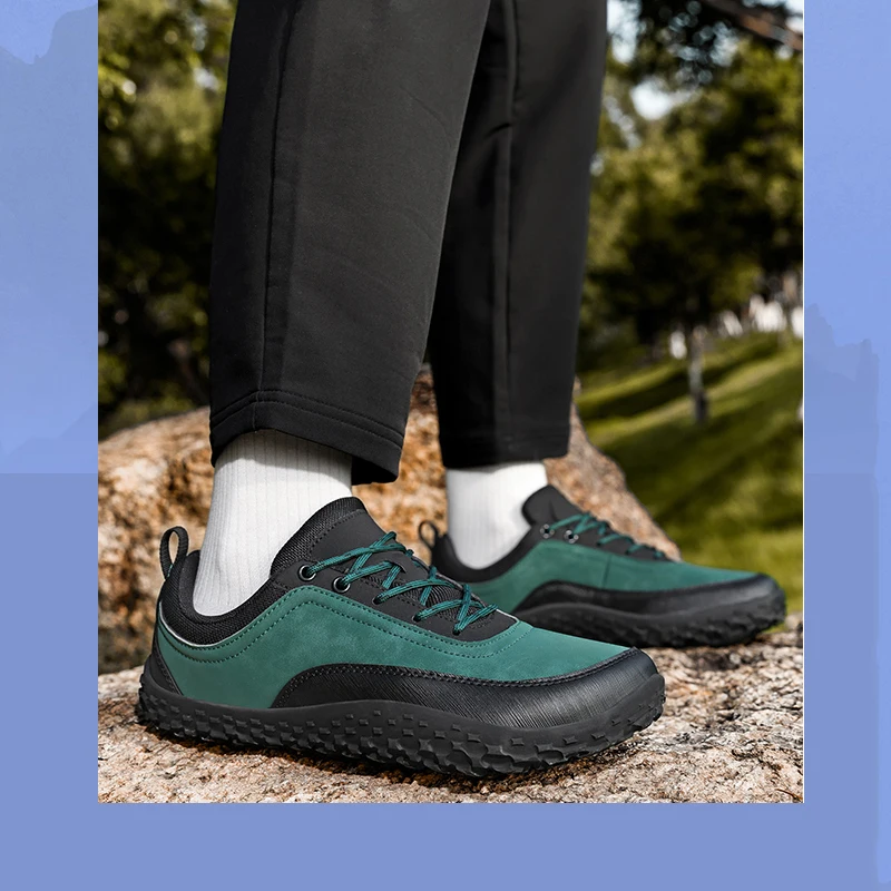 Fashion Unisex Wider Shoes Breathable Mesh Men Barefoot Wide-toed Shoes New Flats Soft Zero Drop Sole Wider Toe Sneakes Big Size