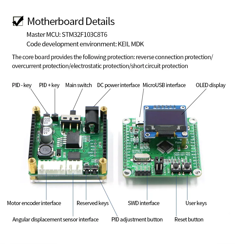 مجموعة أدوات التعلم PID لمحرك التيار المستمر، دليل تطوير التحكم في سرعة التحكم في موضع التشفير WHEELTEC #5