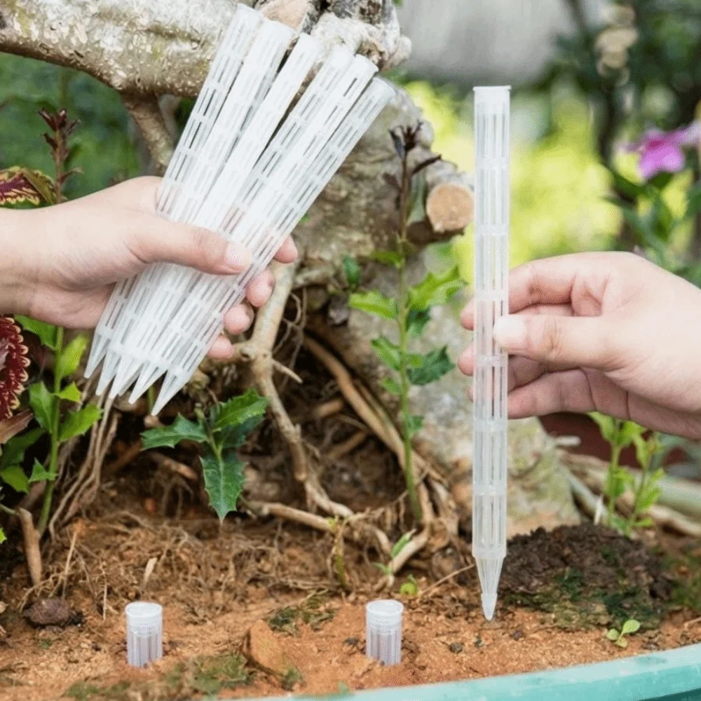 

10PCS Plastic Plant Aeration Tubes Prevent Root Rot Promote Soil Drying Cycle Root Ventilation Pipes Breathable