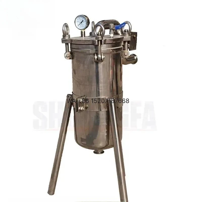 Wmwmnu for Small SS304 SS316L Single Bag Filter Housing for Juice Filtering