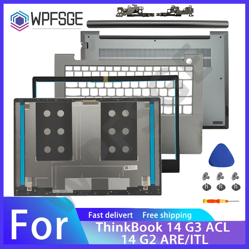 

For ThinkBook 14 G2 ITL G3 ACL G4 IAP 5CB1K18593 - Replacement Cover Set, 14 inch LCD Back Cover with Bezel and Hingecover