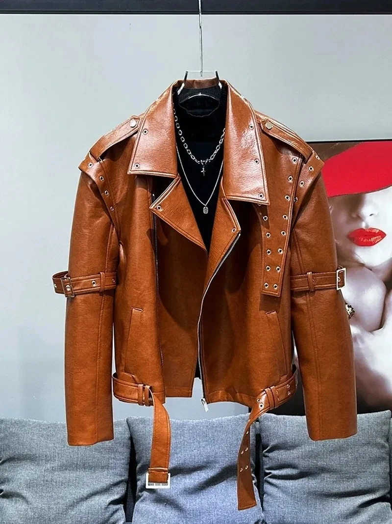 

Fashion Loose Versatile Irregular Deconstruction Design Womens Jacket New American 2025 Solid Color Female Outerwea