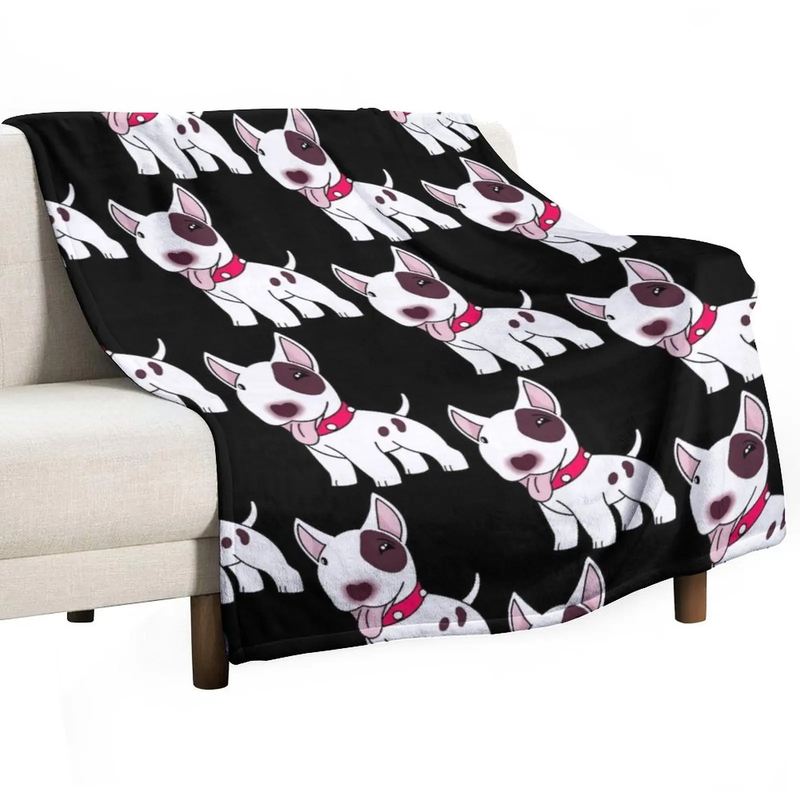 English Bull Terrier Throw Blanket christmas gifts Thermal sofa bed Sleeping Bag Blankets