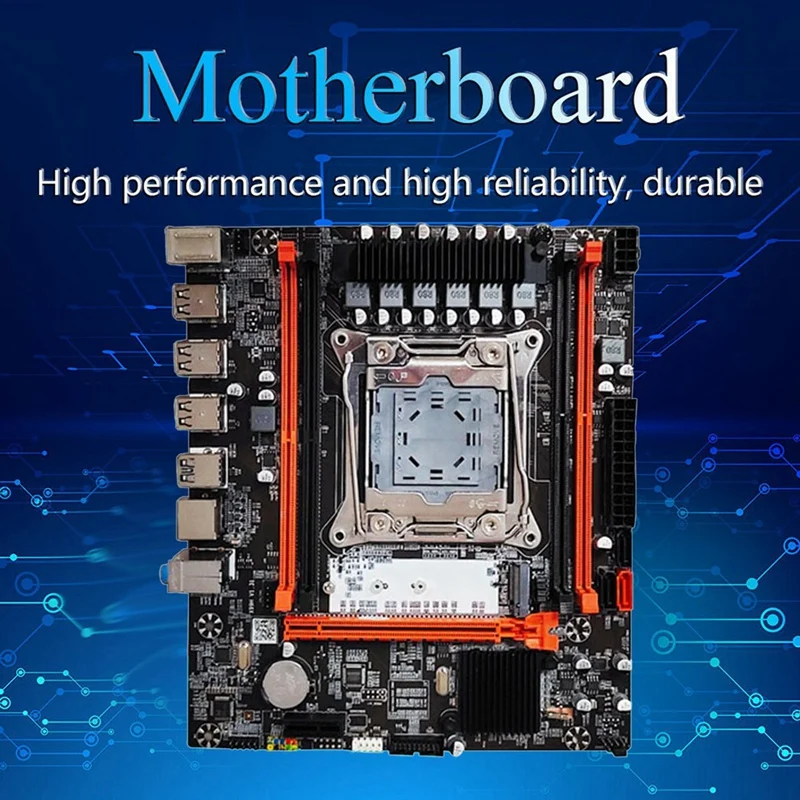 Placa base de escritorio X99H + grasa térmica LGA2011-V3 B85 Chip DDR3X4 ECC ranura M.2 NVME PCI-E 3,0 X16 SATA3.0, fácil de usar