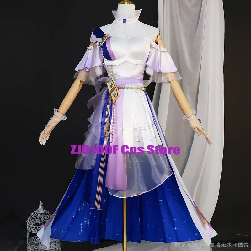 Hookai impact costume Elysia cosplay concert New Evening Dress Princess skirt wig Halloween party outfit for women