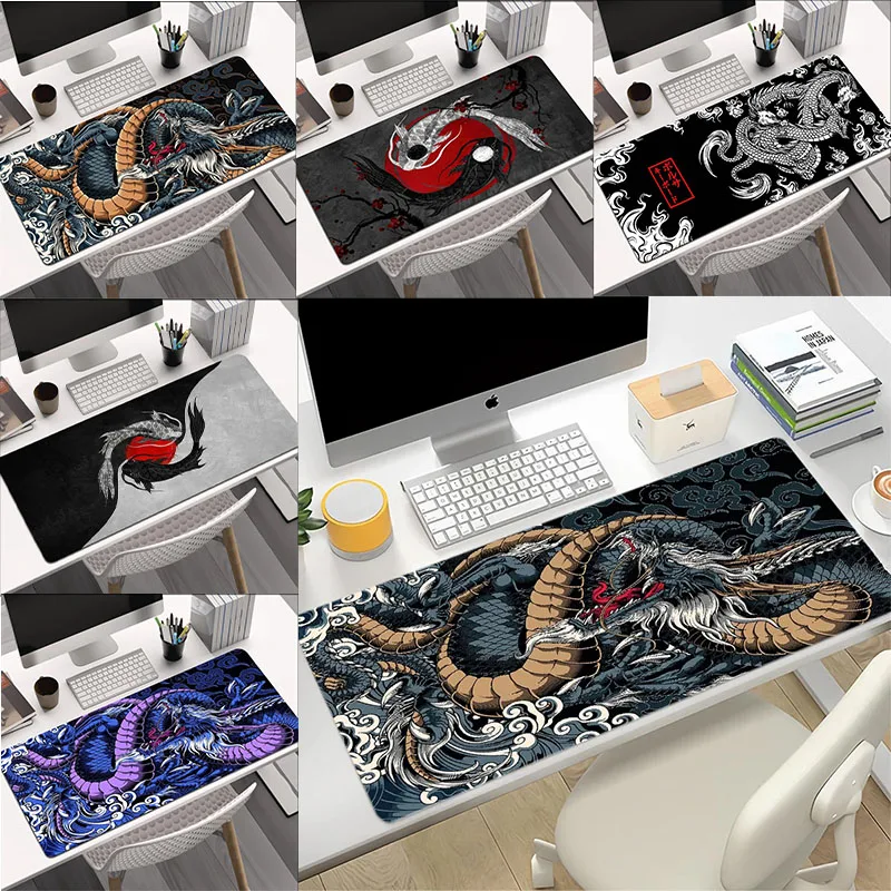 

Chinese Style Computer Mouse Pad Gaming Office Art Dragon Accessories Laptop Mause Mat Deskmat Keyboard Pad Mice Pad Carpet