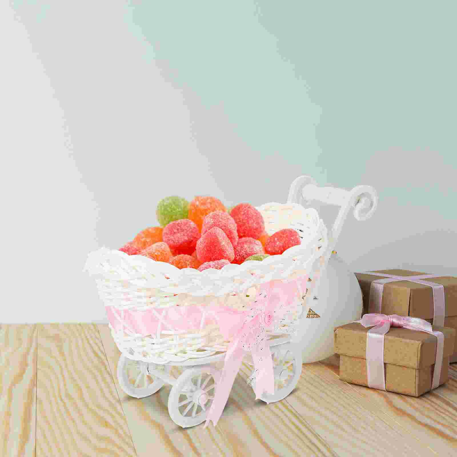 Party Woven Baskets Serving Candy Chocolate Storage Organizer Car Gifts Bread Personalized