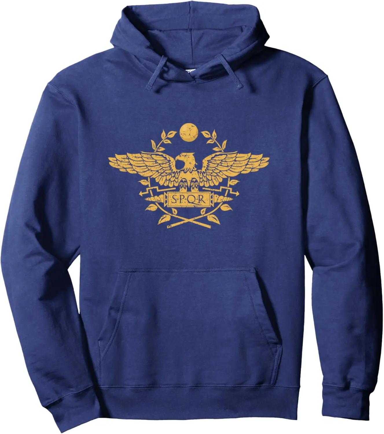 SPQR Roma Caput Mundi Roma Invicta Roman Empire Pullover Hoodie