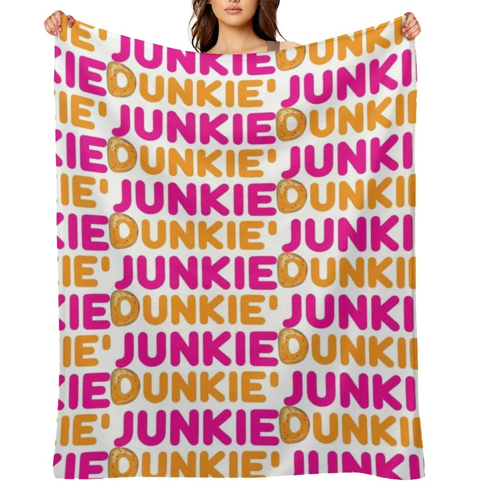 Dunkie Junkie Throw Blanket Extra Large Throw Blankets Sofas Of Decoration Flannel Fabric Plush Blankets