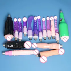 3XLR Traditional Sex Machine Attachments Jelly Realistic Dildos Anus Plug Adult Toys for Couple Masturbation Machine Accessories