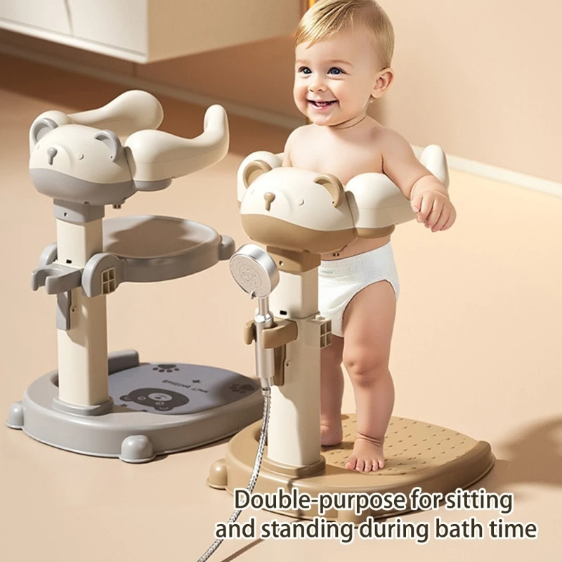 

Регулируемая подставка для детского душа Подставка для детского душа для малышей от 6 месяцев и старше 15UB