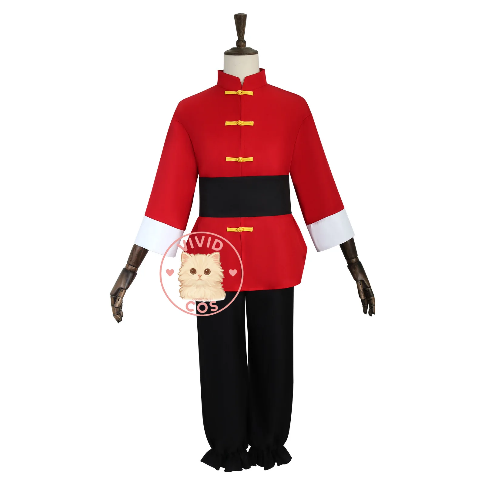 أزياء Ranma 1⁄2 التنكرية المشهورة لفنون الرسوم المتحركة، لعب الأدوار الكلاسيكية للرجال والنساء، حفلة الهالوين الهزلية للبالغين #6