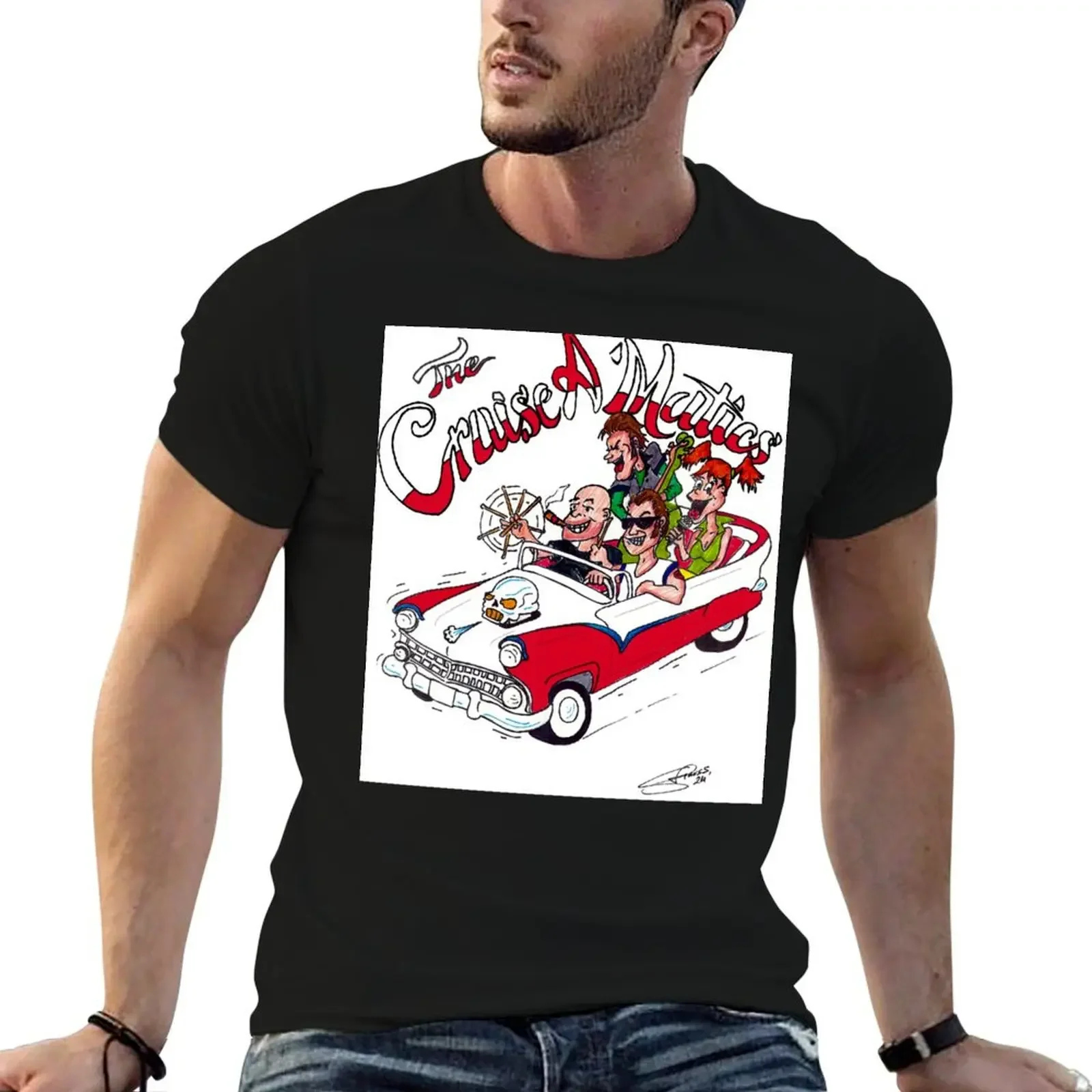 Cruise-A-Matics shirt 2 T-Shirt man clothes Short sleeve tee summer tops summer clothes plain black t shirts men