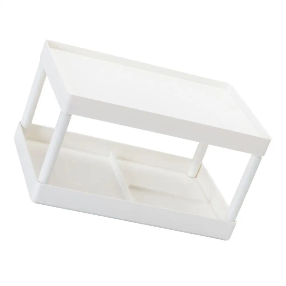 Shelf Storage Rack Skin Care White Dormitory Pp Desktop Stand Organizer