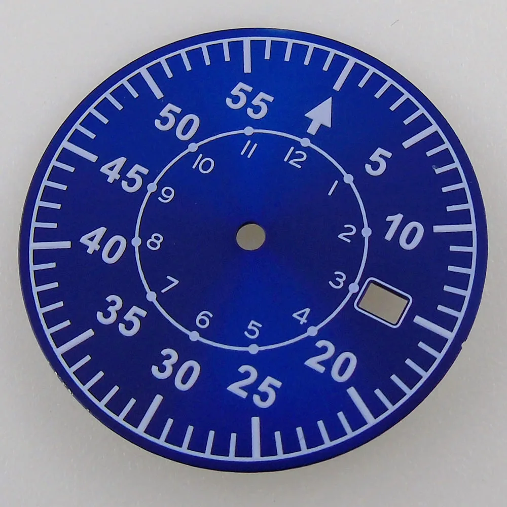 33,6mm Uhr Zifferblatt + Hände Fit Für NH35/NH35A Automatische Bewegung Grün Lume Schwarz/Blau/Grün/kaffee Farbe