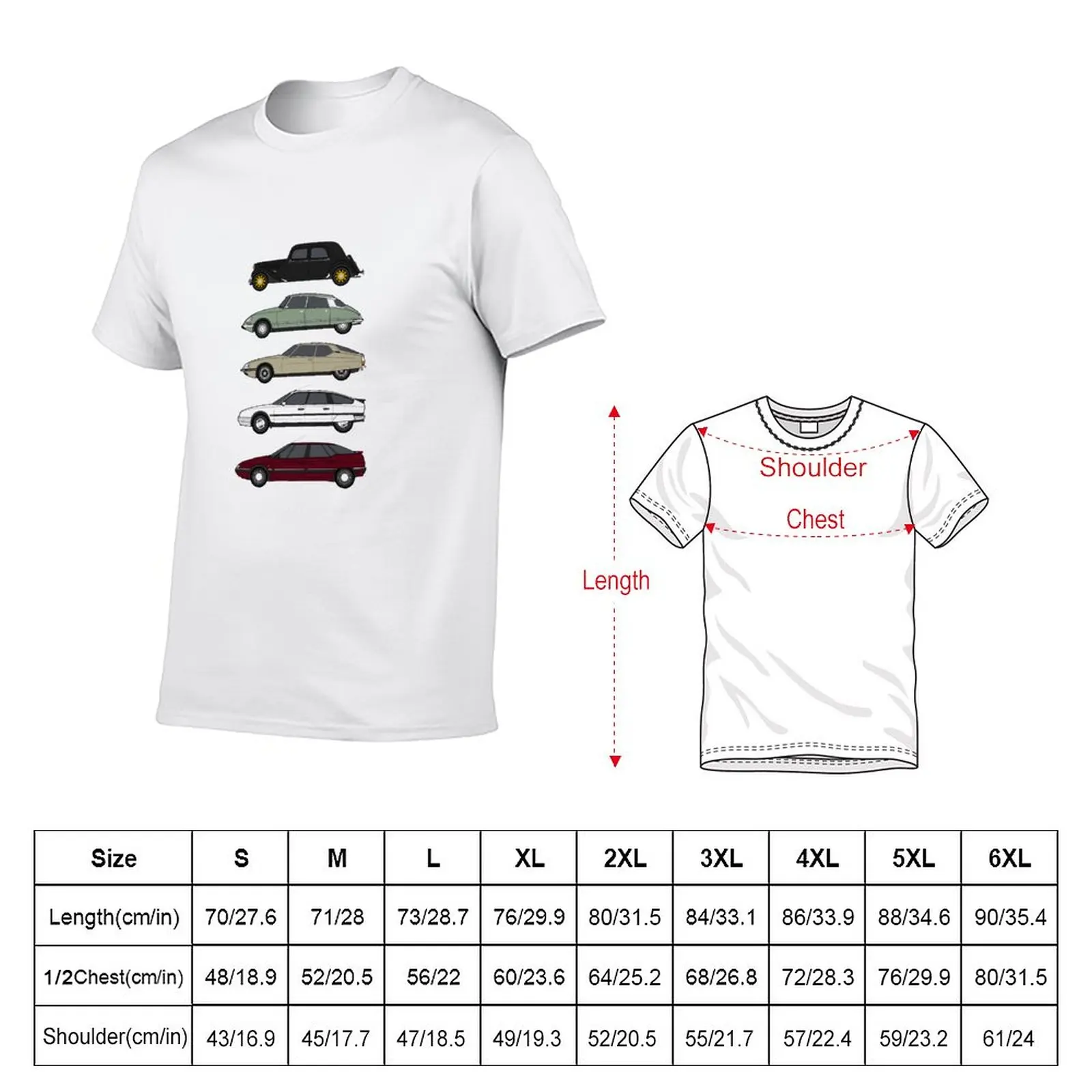 New Haut de Gamme Classic Cit roen Collection vr2 T-Shirt blank t shirts anime clothes clothes for men