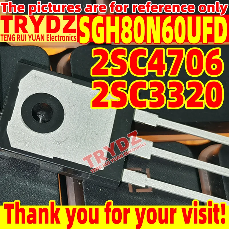 5-1pcs G80N60UFD SGH80N60UFD 2SC4706 2SC3320 TO-3P