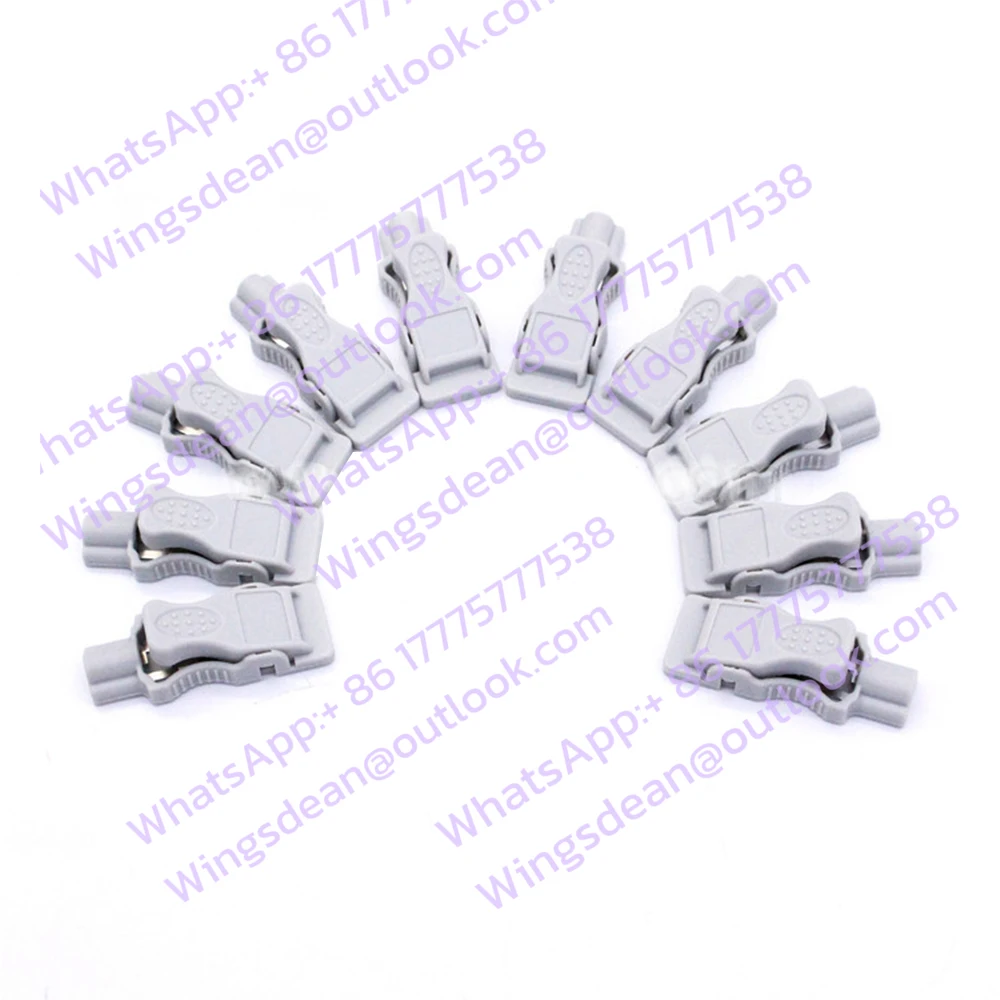 Monitors ECG Machine Lead Wire Adapter 3.0/4 Bananas Plug Adapter Button Clip Animal Clip