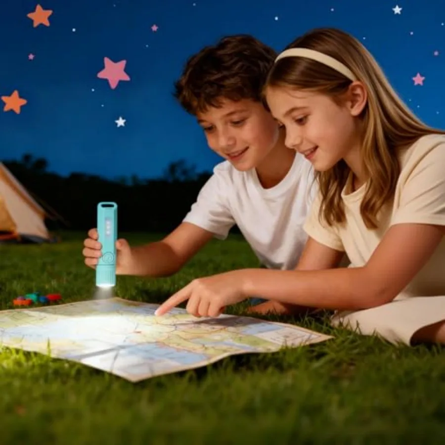 6 Pack Rechargeable Flashlights USB C Mini LED Flashlights, Camping Lantern Combo Flashlight Ultralight Zoomable Flashlight for