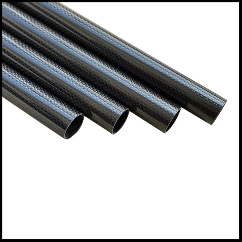 1000mm Carbon Fiber Tube for RC Airplane Parts 3K High Composite Material CNC Machining 14mm 16mm 20mm 22mm 25mm 28mm 30mm