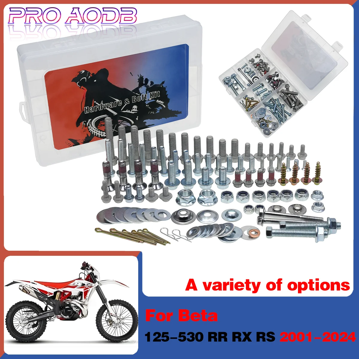 

Fairing Fender Screw Bolt Kit Set For Beta 125 200 250 300 350 450 500 530 RR RX RS Xtainer enduro and dual sport models 01-2025