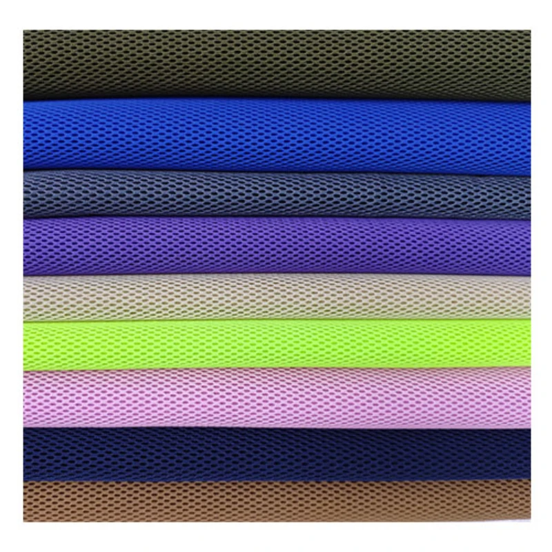 Verdicktes Netz gewebe für spezielles Schuh material kleine Löcher 3d drei dimensionales atmungsaktives drei schicht iges Zwischen schicht gewebe