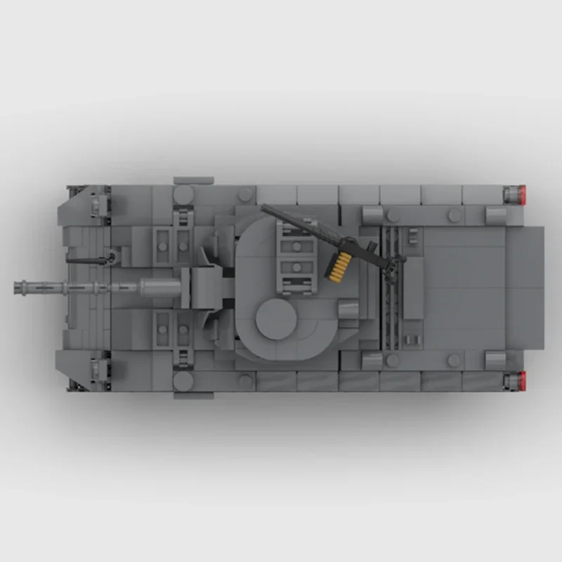 MOC 빌딩 브릭 밀리터리 모델, 무거운 M4 셔먼 탱크 기술, 모듈식 블록 선물, 어린이용 장난감, DIY 세트 조립