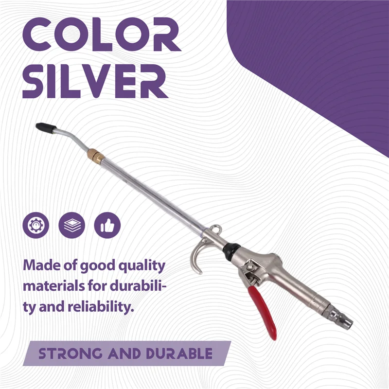 

ABMS-Автомобильный пневматический продувочный пистолет-пылевой пистолет с выдвижной насадкой-пылевой пистолет из алюминиевого сплава-аксессуары для воздушного компрессора