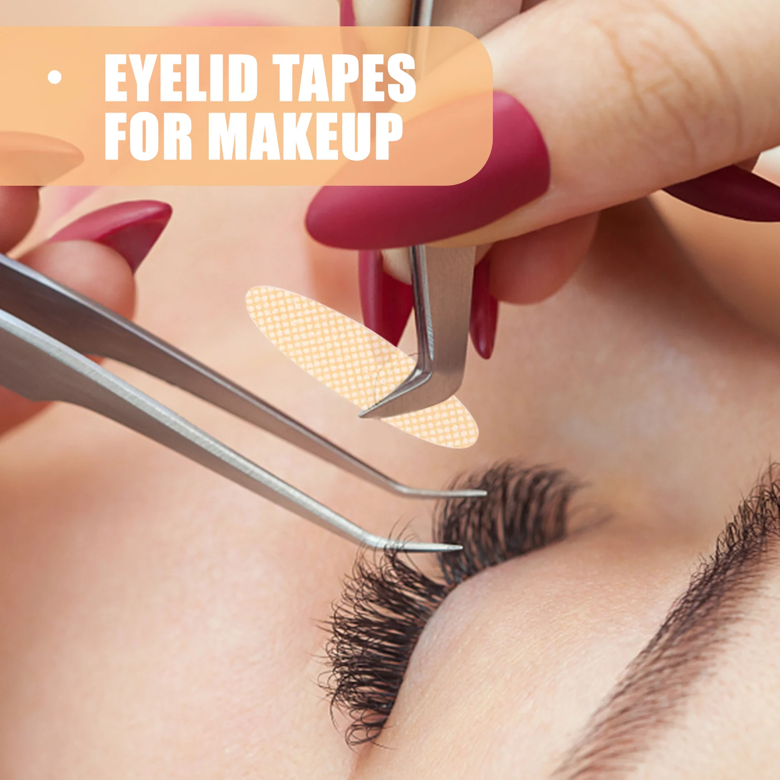 

80Pcs Eyelid Tapes for Makeup Double Eyelid Stickers Traceless Breathable Adhesive Eye Lift Strips Suitable Home Salon Use Girls