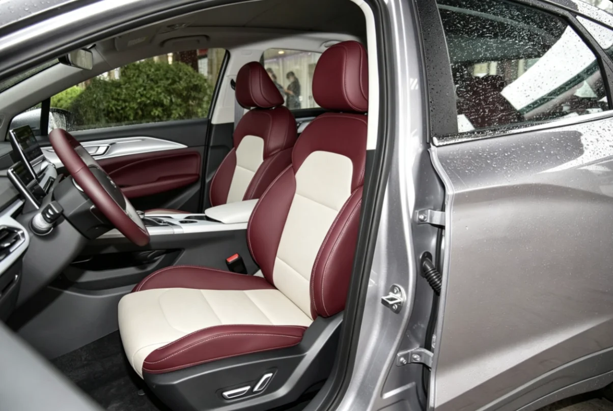 Für Geely Geometry C 2020 Maßgefertigte Autositzbezüge Luxuriöses Nappaleder 100% Passgenau Innenraumzubehör 360 ° Vollständige Abdeckung – Detail 10
