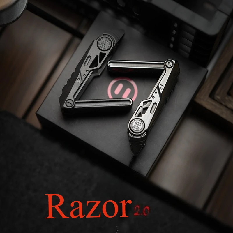 

YEDC Razor 2.0 Push Slider Machinery Paragraph Fidget Игрушки для снятия стресса