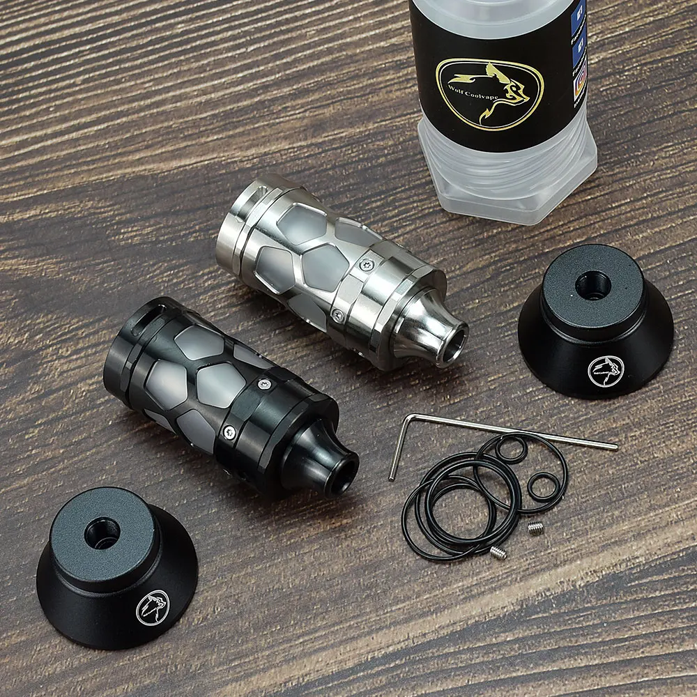 Taifun GT5 RTA 25mm Typhoon GTV Style Atomizer 6ml VAPE 316SS Vaporizer rta tank Atomizer vs Taifun gtr gt4 Vape Tank RTA