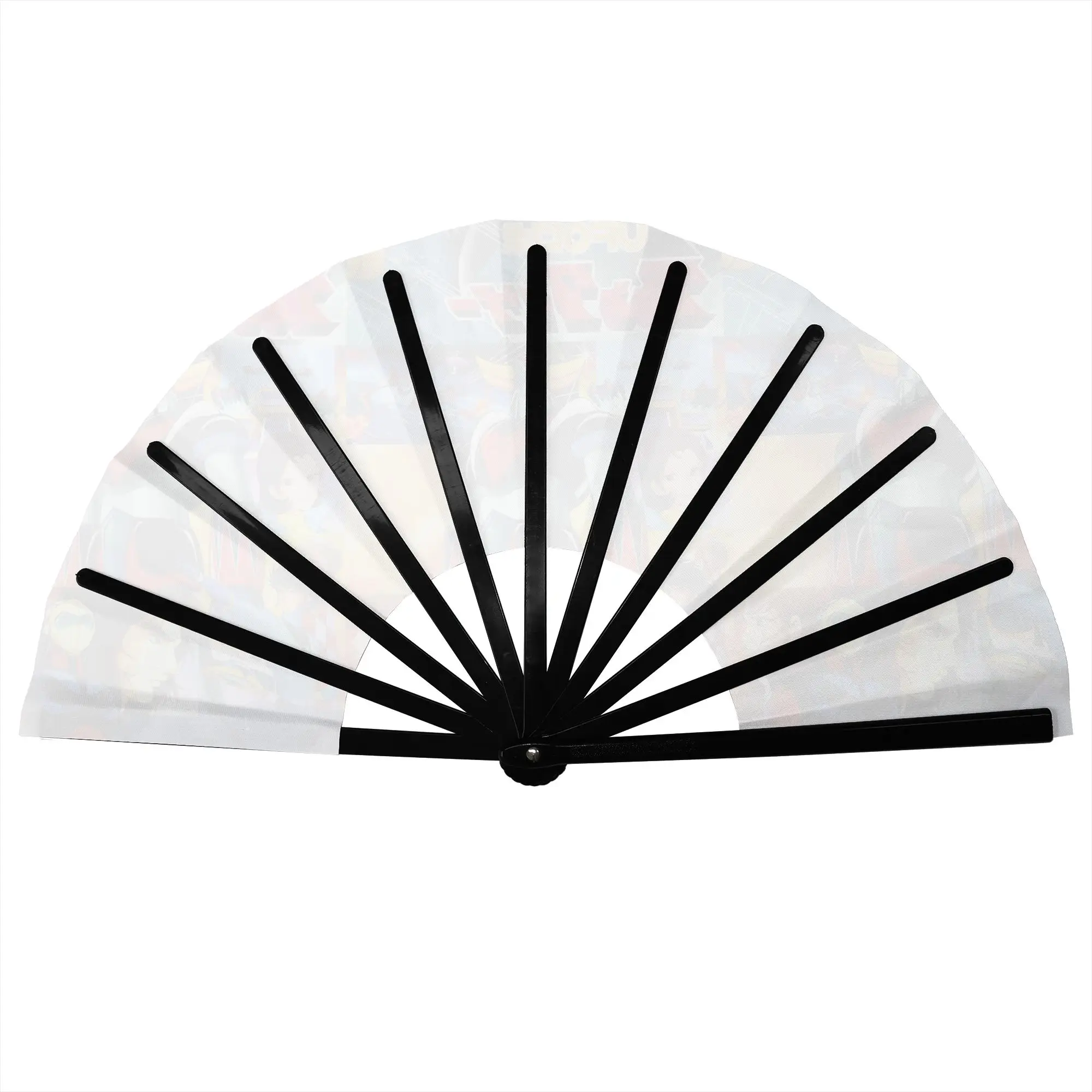 Customized Anime G-Grendizeres Comic Portable Pocket Fan Camping Polyester Folding Fan Chinese Dance Handheld Cooling Fans