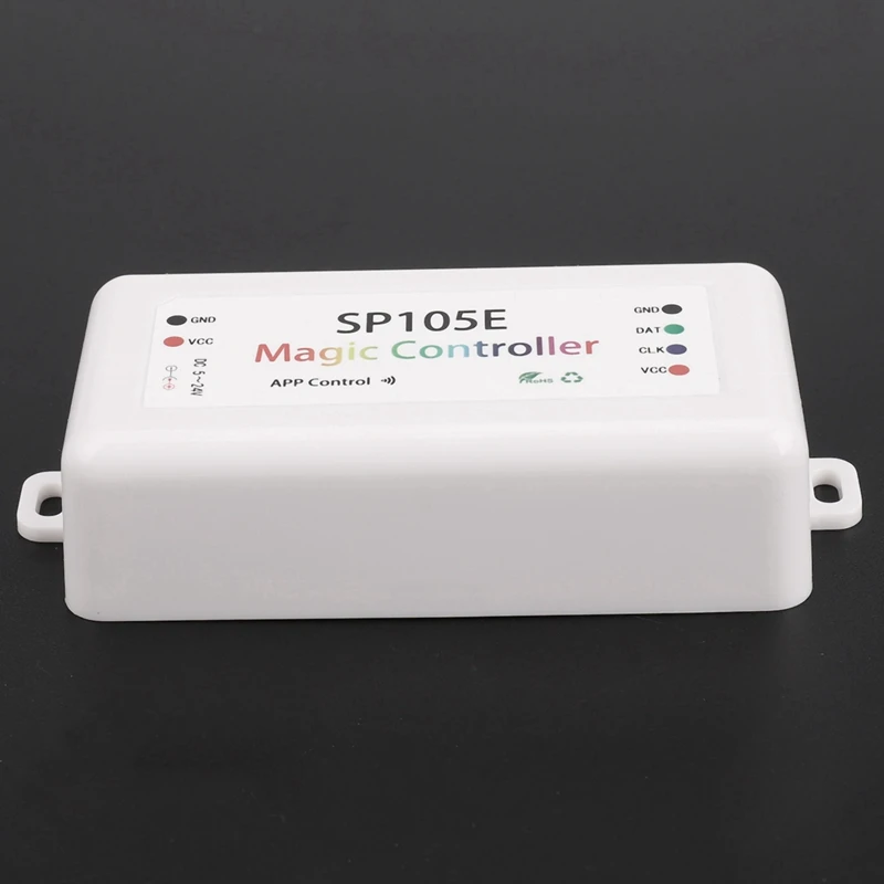 2X SP105E Wireless Bluetooth Controller APP WS2811 WS2812B WS2801 SK6812 APA102 Individually Addressable Programmable