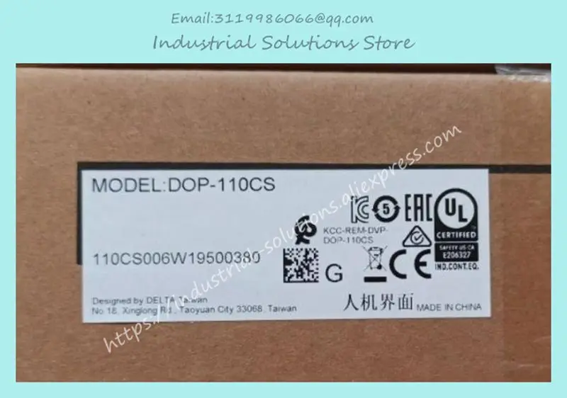 DOP-110CS DOP 110CS 10.1 Inch HMI Touch Panel RS-232 RS-485 RS-422 DC24V Interface New