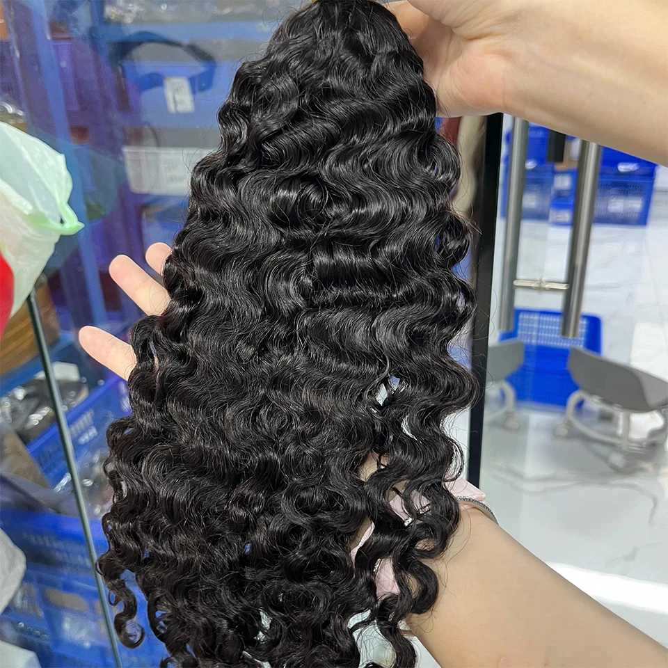 자연스러운 인모 브레이딩 헤어 26인치 이탈리안 컬리  - Water Wave Bulk Human Hair For Braiding 리뷰 및 가격