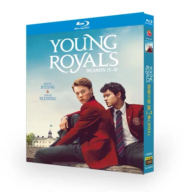 

Blu ray TV series Youth Royal 1-3 seasons complete set, English pronunciation, Chinese subtitles