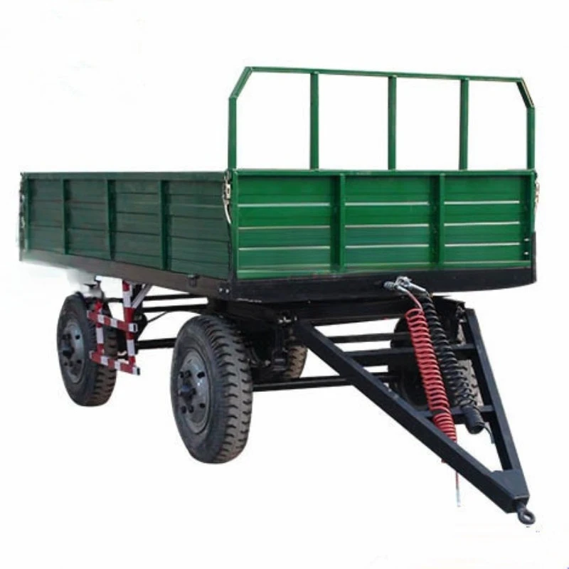 دلو نصف مقطورة، نصف مقطورة قلابة خلفية هيدروليكية، مقطورة لوحة الصندوق #4