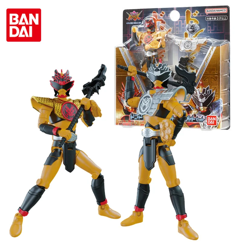 

Bandai Original Avataro Sentai Donbrothers Change Heroes Don Dragoku & Don Trabolt Set Joints Movable Anime Action Figures Toys