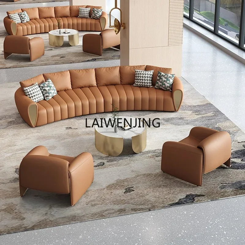 SGF Sales Office Sofa Hotel Lobby Business Circular Arc Hall Reception Sofa