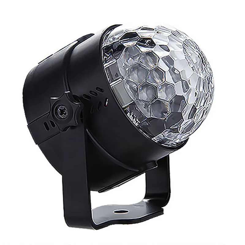 Remote control LED little magic fan you crystal magic ball light rotating stage laser light KTV bar atmosphere light