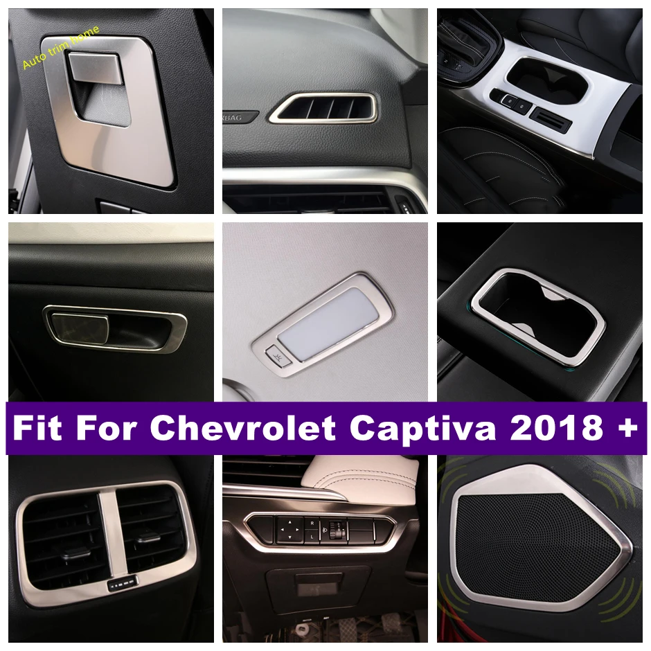 

Inner Door Speaker Gear Shift Panel Air AC Outlet Water Cup Holder Cover Trim For Chevrolet Captiva 2018 - 2021 Car Accessories