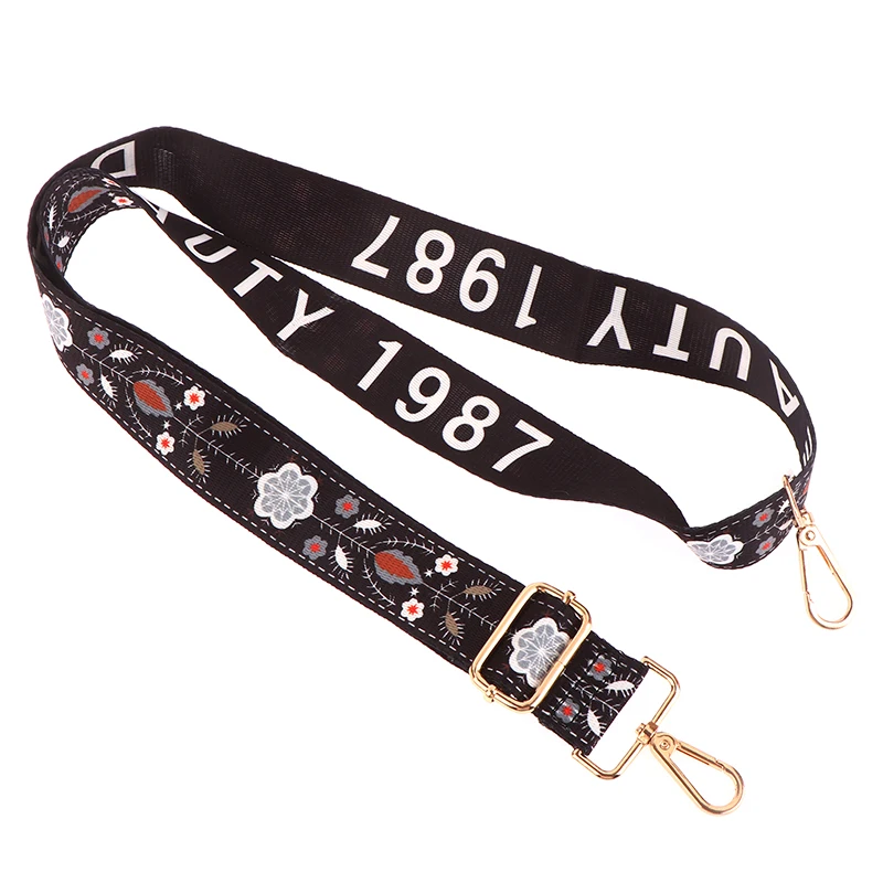 New Style Bag Strap Adjustable Bag Part Accessories For Handbags Leather Belt Wide Rainbow Shoulder Strap Replacement