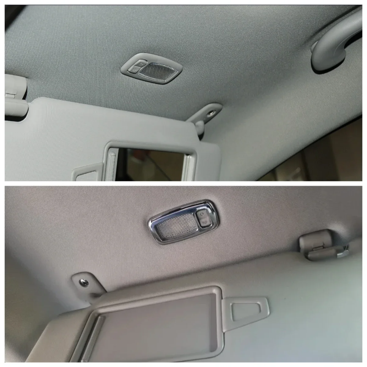 Interior Reading Light Trim Sticker for Kia Sportage SL Sportage 3 2011-2016 ABS Chrome Sun Visor Decoration Cover 2Pcs/Set